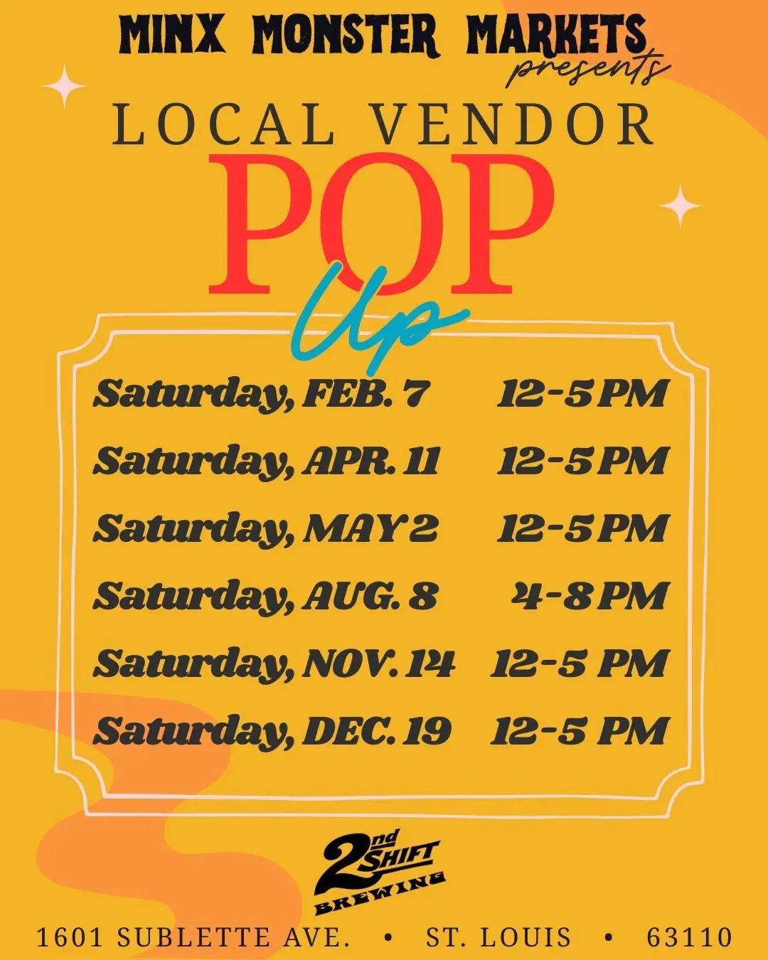 Pop Up Market — 2nd Shift Brewing